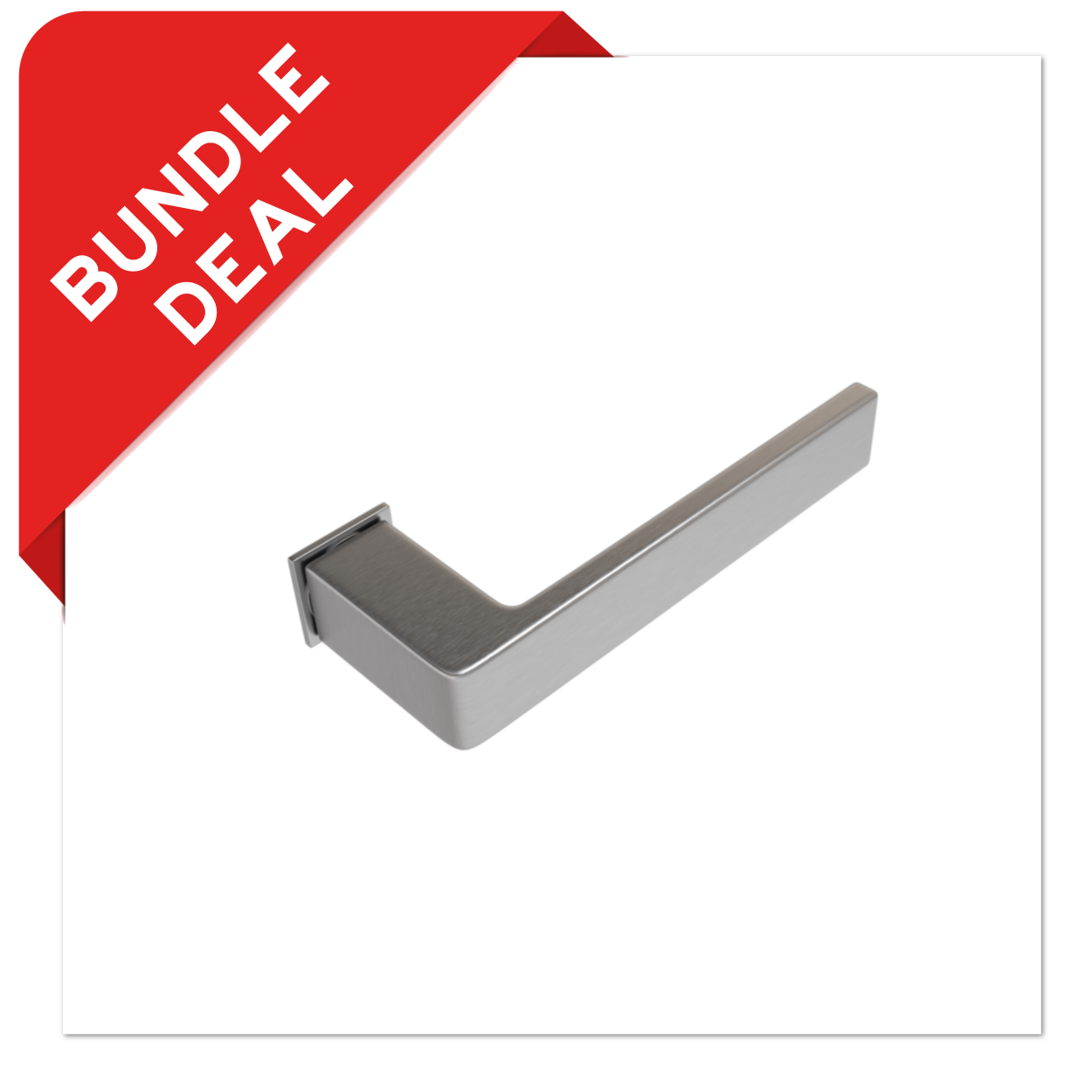 Sluitwerkpakketten met Deurkruk Quadrate 28 Minimal RVS